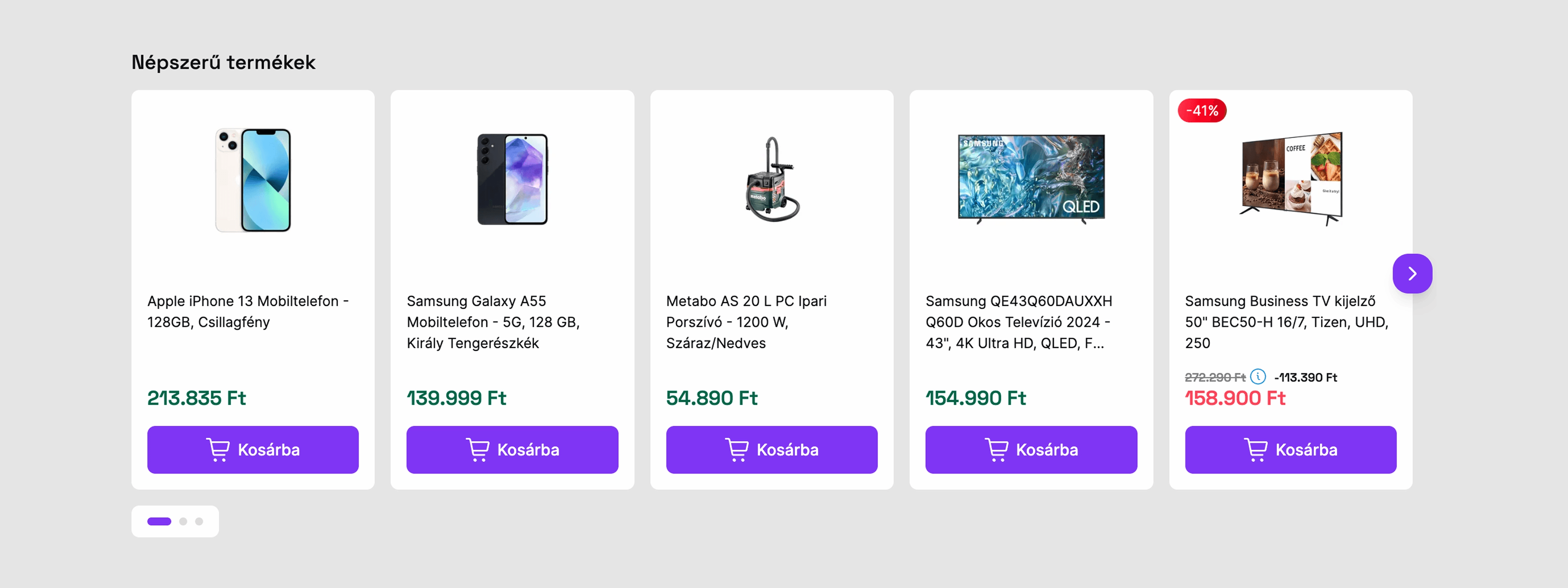 fizz.hu design mockup